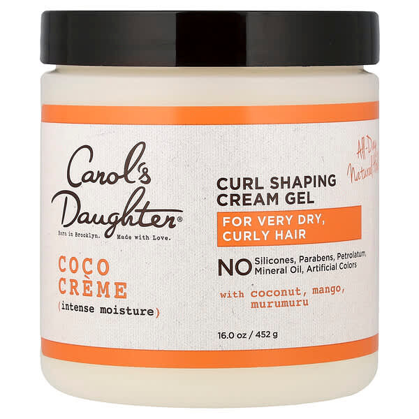 <img alt="Carols Daughter, Coco Creme, Intense Moisture, Curl Shaping Cream Gel, For Very Dry, Curly Hair, 16 oz (452 g)" title="Carols Daughter, Coco Creme, Intense Moisture, Curl Shaping Cream Gel, For Very Dry, Curly Hair, 16 oz (452 g),820645007956"