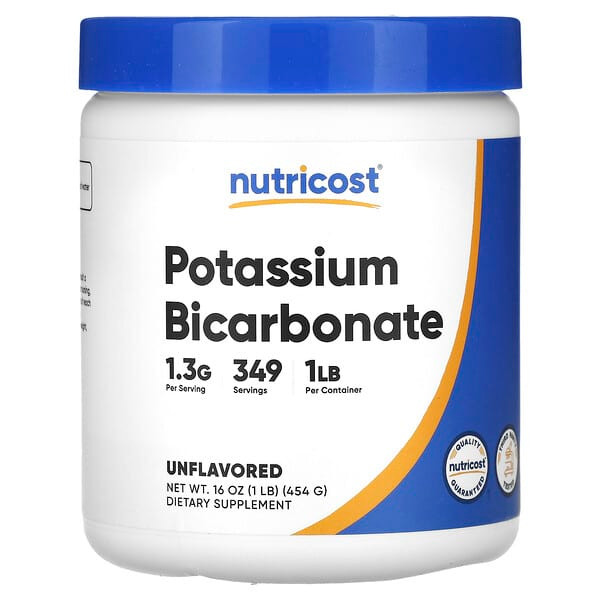 <img alt="Nutricost, Potassium Bicarbonate, Unflavored, 16 oz (454 g)" title="Nutricost, Potassium Bicarbonate, Unflavored, 16 oz (454 g),810014672199"