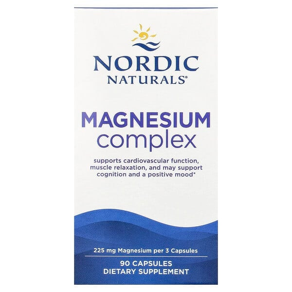 <img alt="Nordic Naturals, Magnesium Complex, 90 Capsules" title="Nordic Naturals, Magnesium Complex, 90 Capsules,768990015335"