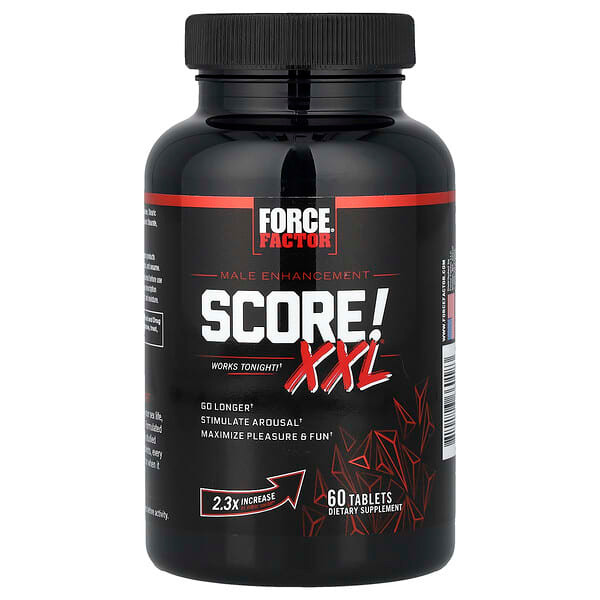 <img alt="Force Factor, SCORE XXL, Male Enhancement, 60 Tablets" title="Force Factor, SCORE XXL, Male Enhancement, 60 Tablets,810126660183"