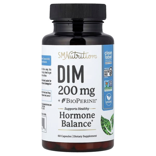 <img alt="SMNutrition, DIM + BioPerine, 60 Capsules" title="SMNutrition, DIM + BioPerine, 60 Capsules,850005458005"