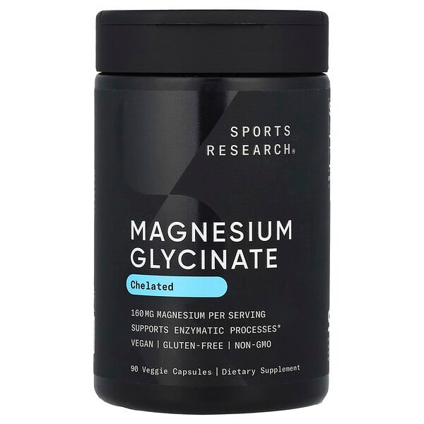 <img alt="Sports Research, Magnesium Glycinate, 90 Veggie Capsules (80 mg per Capsule)" title="Sports Research, Magnesium Glycinate, 90 Veggie Capsules (80 mg per Capsule),023249092193"