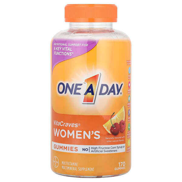 <img alt="One-A-Day, VitaCraves , Womens Multivitamin-Multimineral Supplement Gummies, 170 Gummies" title="One-A-Day, VitaCraves , Womens Multivitamin-Multimineral Supplement Gummies, 170 Gummies,016500581512"