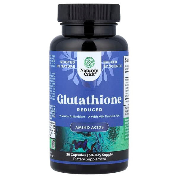 <img alt="Natures Craft, Glutathione, 30 Capsules" title="Natures Craft, Glutathione, 30 Capsules,810172623002"