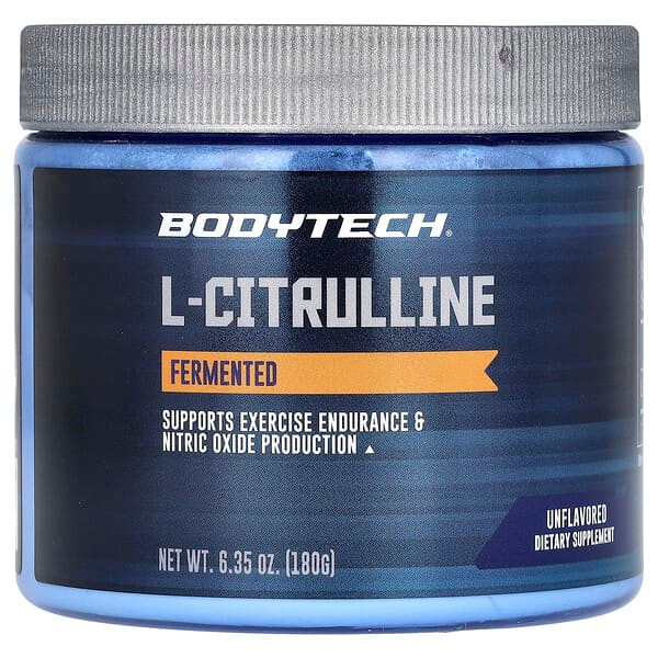 <img alt="BodyTech, L-Citrulline, Fermented, Unflavored, 6.35 oz (180 g)" title="BodyTech, L-Citrulline, Fermented, Unflavored, 6.35 oz (180 g),766536001842"