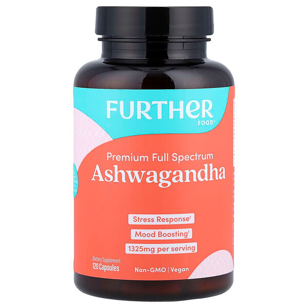 Further Food, Ashwagandha, Premium Full Spectrum, 120 Capsules