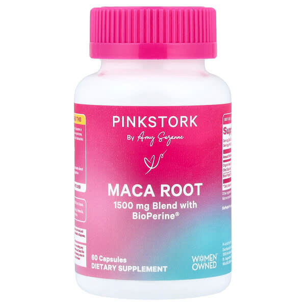 <img alt="Pink Stork, Maca Root, 60 Capsules" title="Pink Stork, Maca Root, 60 Capsules,851204007896"