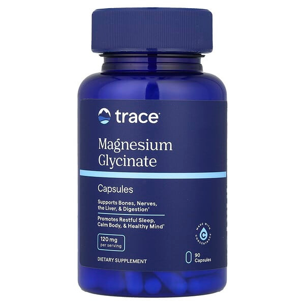 <img alt="Trace, Magnesium Glycinate, 90 Capsules" title="Trace, Magnesium Glycinate, 90 Capsules,878941008146"