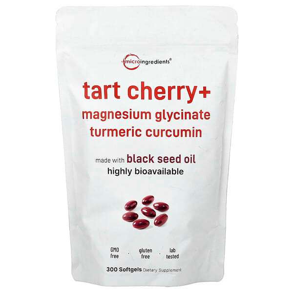 <img alt="Micro Ingredients, Tart Cherry+, 300 Softgels" title="Micro Ingredients, Tart Cherry+, 300 Softgels,850074438984"