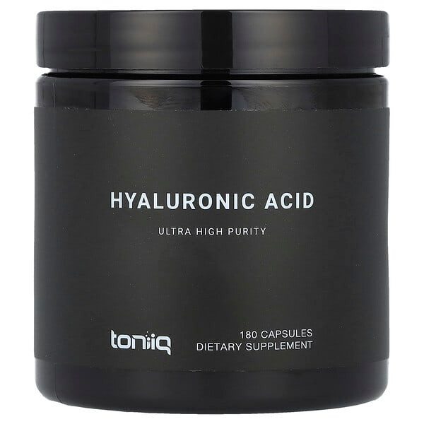 <img alt="Toniiq, Hyaluronic Acid , 180 Capsules" title="Toniiq, Hyaluronic Acid , 180 Capsules,858111007520"