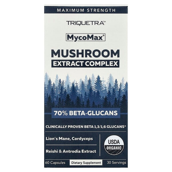 <img alt="Triquetra Health, MycoMax, Mushroom Extract Complex, Maximum Strength, 60 Capsules" title="Triquetra Health, MycoMax, Mushroom Extract Complex, Maximum Strength, 60 Capsules,850040354461"