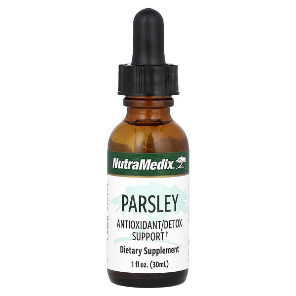 <img alt="NutraMedix, Parsley, Antioxidant-Detox Support, 1 fl oz (30 ml)" title="NutraMedix, Parsley, Antioxidant-Detox Support, 1 fl oz (30 ml),728650064202"