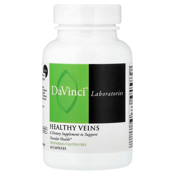 <img alt="DaVinci Laboratories, Healthy Veins, 60 Capsules" title="DaVinci Laboratories, Healthy Veins, 60 Capsules,026664292568"