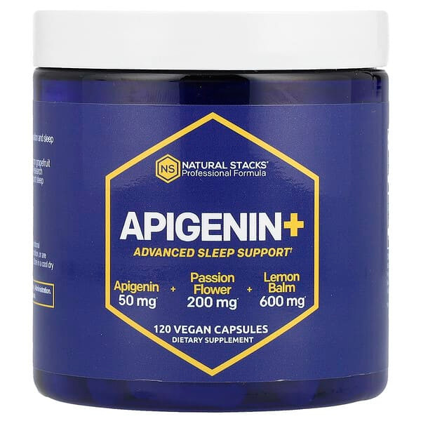 <img alt="Natural Stacks, Apigenin+, 120 Vegan Capsules" title="Natural Stacks, Apigenin+, 120 Vegan Capsules,850038130756"
