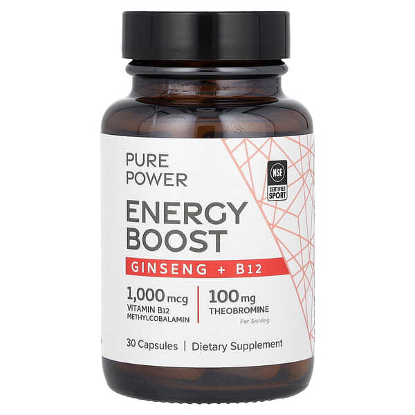 <img alt="Dr. Mercola, Pure Power, Energy Boost, Ginseng + B12, 30 Capsules" title="Dr. Mercola, Pure Power, Energy Boost, Ginseng + B12, 30 Capsules,810094212704"
