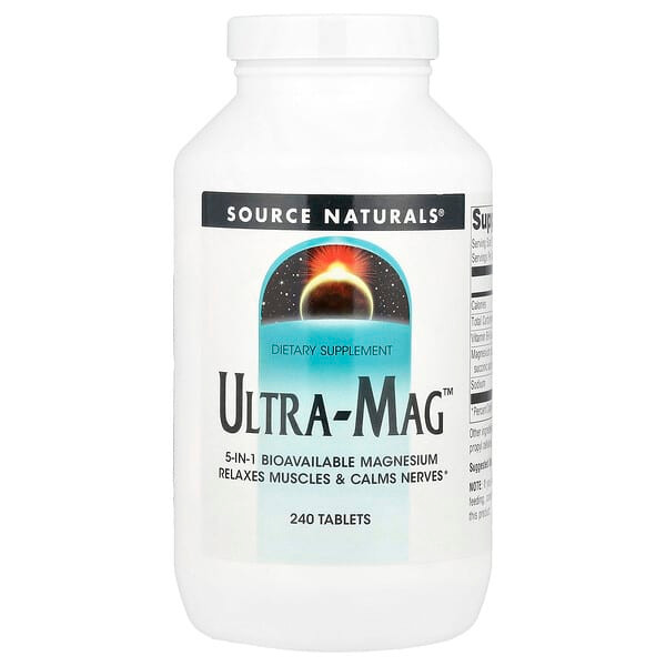 <img alt="Source Naturals, Ultra-Mag, 240 Tablets" title="Source Naturals, Ultra-Mag, 240 Tablets,021078000334"