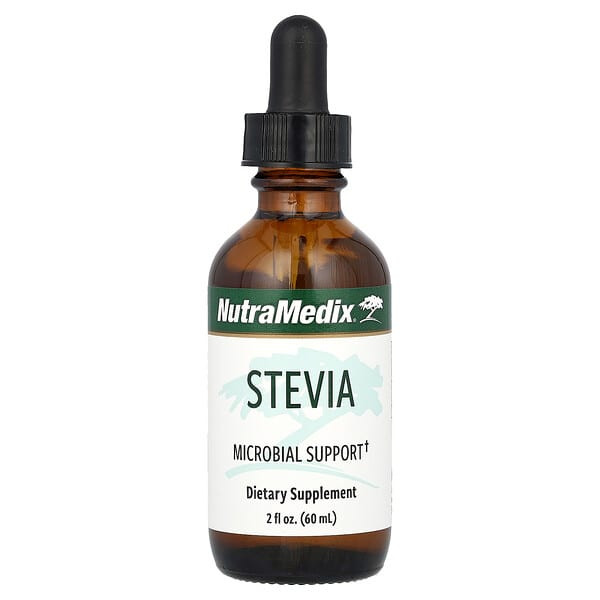 <img alt="NutraMedix, Stevia, Microbial Support, 2 fl oz (60 ml)" title="NutraMedix, Stevia, Microbial Support, 2 fl oz (60 ml),728650082329"