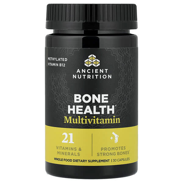 <img alt="Ancient Nutrition, Bone Health Multivitamin, 30 Capsules" title="Ancient Nutrition, Bone Health Multivitamin, 30 Capsules,816401028761"