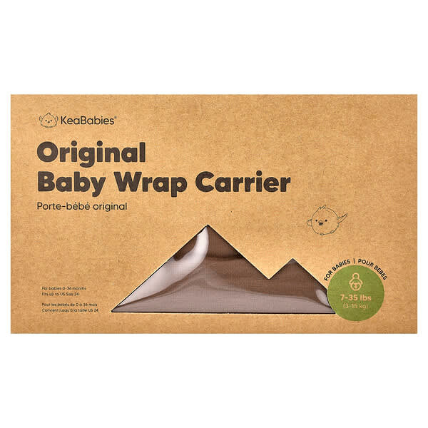 <img alt="KeaBabies, Original Baby Wrap Carrier, For Babies 0-36 Months, Saddle Brown, 1 Count" title="KeaBabies, Original Baby Wrap Carrier, For Babies 0-36 Months, Saddle Brown, 1 Count,810019227134"