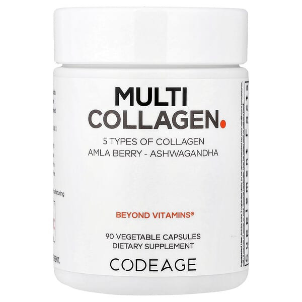 <img alt="Codeage, Multi Collagen, 90 Vegetable Capsules" title="Codeage, Multi Collagen, 90 Vegetable Capsules,860507000480"