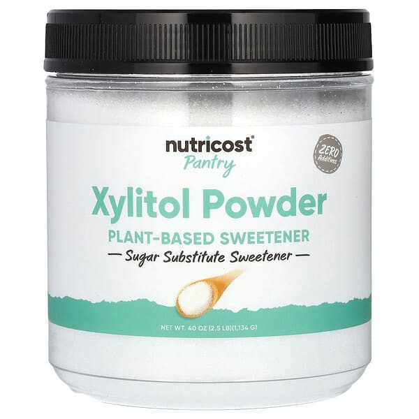 <img alt="Nutricost, Pantry, Xylitol Powder, Plant-Based Sweetener, 2.5 lb (1,134 g)" title="Nutricost, Pantry, Xylitol Powder, Plant-Based Sweetener, 2.5 lb (1,134 g),810139571544"