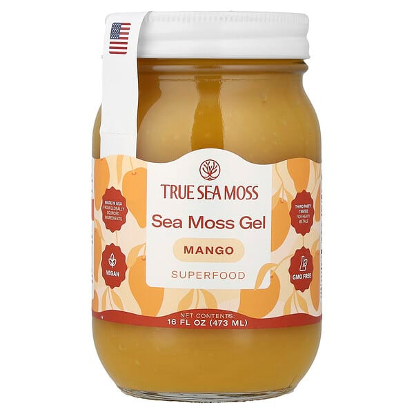 <img alt="True Sea Moss, Sea Moss Gel Superfood, Mango, 16 fl oz (473 ml)" title="True Sea Moss, Sea Moss Gel Superfood, Mango, 16 fl oz (473 ml),5065006235875"