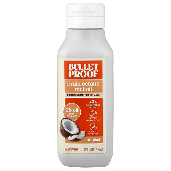 <img alt="BulletProof, Brain Octane MCT Oil, Original, 14 fl oz (414 ml)" title="BulletProof, Brain Octane MCT Oil, Original, 14 fl oz (414 ml),815709024246"