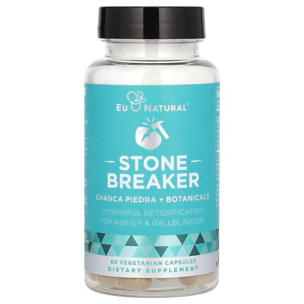 <img alt="Eu Natural, Stone Breaker, 60 Vegetarian Capsules" title="Eu Natural, Stone Breaker, 60 Vegetarian Capsules,855244008158"