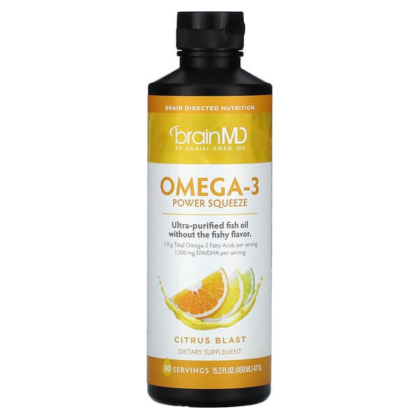 <img alt="BrainMD, Omega-3 Power Squeeze, Citrus Blast, 15.2 fl oz (477 g)" title="BrainMD, Omega-3 Power Squeeze, Citrus Blast, 15.2 fl oz (477 g),857568003383"