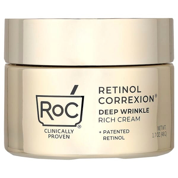 <img alt="RoC, Retinol Correxion, Deep Wrinkle Rich Cream, 1.7 oz (48 g)" title="RoC, Retinol Correxion, Deep Wrinkle Rich Cream, 1.7 oz (48 g),840103215419"