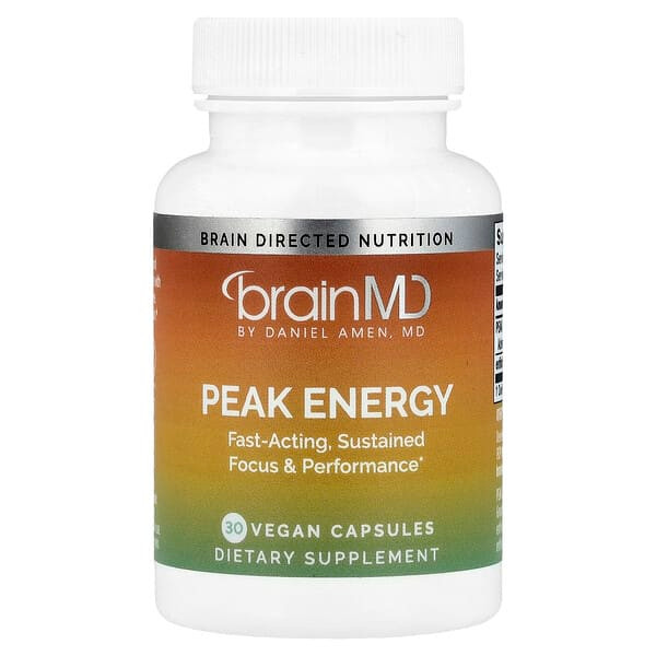 <img alt="BrainMD, Peak Energy, 30 Vegan Capsules" title="BrainMD, Peak Energy, 30 Vegan Capsules,857568003833"
