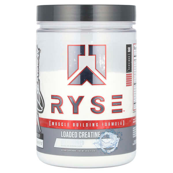 <img alt="RYSE, Loaded Creatine, Unflavored, 11.3 oz (321 g)" title="RYSE, Loaded Creatine, Unflavored, 11.3 oz (321 g),854050008734"