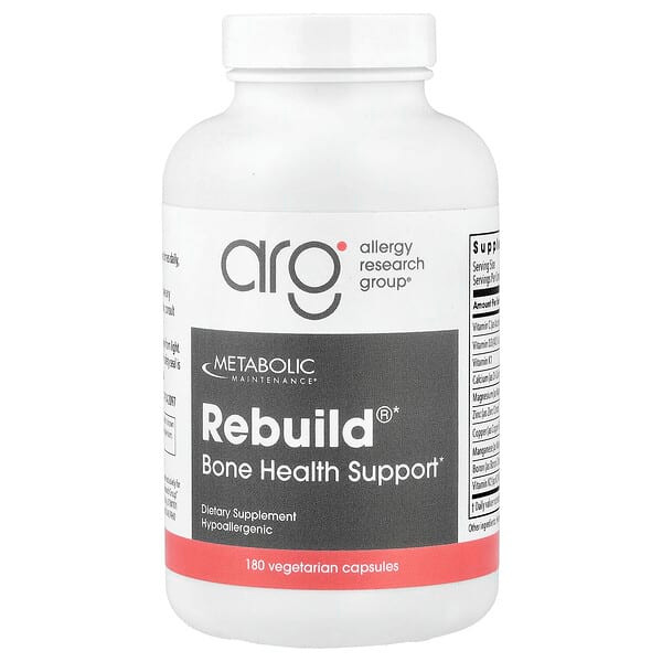 <img alt="Metabolic Maintenance, Rebuild, 180 Vegetarian Capsules" title="Metabolic Maintenance, Rebuild, 180 Vegetarian Capsules,838287004325"