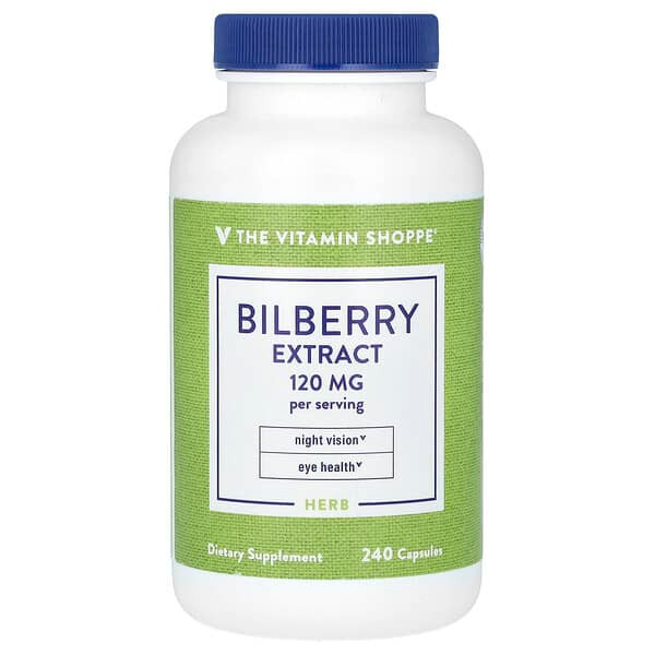 <img alt="The Vitamin Shoppe, Bilberry Extract, 240 Capsules (60 mg per Capsule)" title="The Vitamin Shoppe, Bilberry Extract, 240 Capsules (60 mg per Capsule),766536030750"
