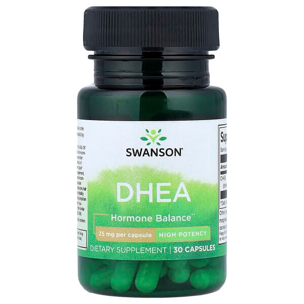 <img alt="Swanson Vitamins, DHEA, High Potency, 25 mg , 30 Capsules" title="Swanson Vitamins, DHEA, High Potency, 25 mg , 30 Capsules,"