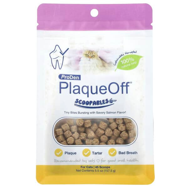 <img alt="ProDen, ProDen PlaqueOff Scoopables, For Cats, Salmon, 5.5 oz (157.5 g)" title="ProDen, ProDen PlaqueOff Scoopables, For Cats, Salmon, 5.5 oz (157.5 g),"