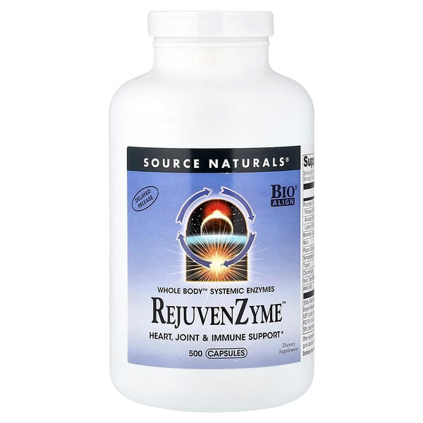 <img alt="Source Naturals, RejuvenZyme, 500 Capsules" title="Source Naturals, RejuvenZyme, 500 Capsules,"