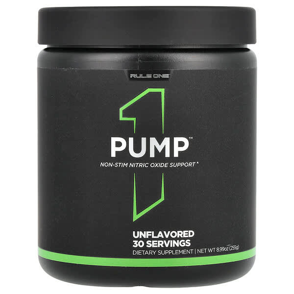<img alt="Rule One Proteins, Pump, Unflavored, 8.99 oz (255 g)" title="Rule One Proteins, Pump, Unflavored, 8.99 oz (255 g),"