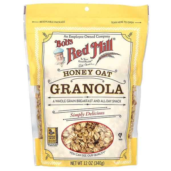 <img alt="Bobs Red Mill, Granola, Honey Oat, 12 oz (340 g)" title="Bobs Red Mill, Granola, Honey Oat, 12 oz (340 g),039978002853"