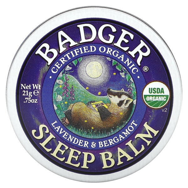 <img alt="Badger, Organic Sleep Balm, Lavender & Bergamot, 0.75 oz (21 g)" title="Badger, Organic Sleep Balm, Lavender & Bergamot, 0.75 oz (21 g),634084026122"