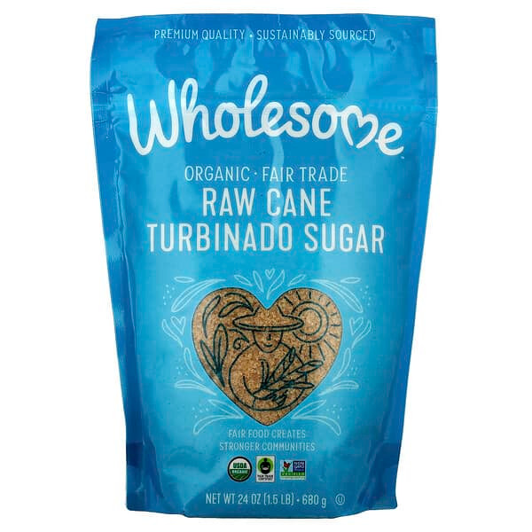 <img alt="Wholesome Sweeteners, Organic Raw Cane Turbinado Sugar, 1.5 lbs (680 g)" title="Wholesome Sweeteners, Organic Raw Cane Turbinado Sugar, 1.5 lbs (680 g),012511444716"