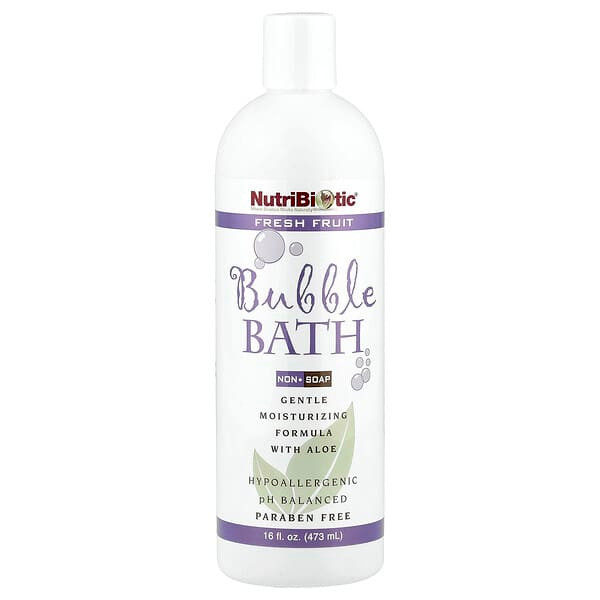 <img alt="NutriBiotic, Bubble Bath, Non-Soap, Fresh Fruit, 16 fl oz (473 ml)" title="NutriBiotic, Bubble Bath, Non-Soap, Fresh Fruit, 16 fl oz (473 ml),728177010355"