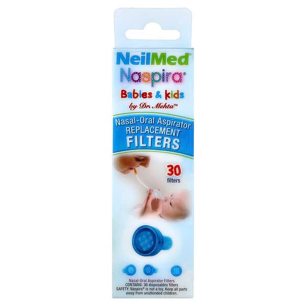 <img alt="NeilMed, Babies & Kids, Naspira Nasal-Oral Aspirator, Replacement Filters, 30 Filters" title="NeilMed, Babies & Kids, Naspira Nasal-Oral Aspirator, Replacement Filters, 30 Filters,705928501126"