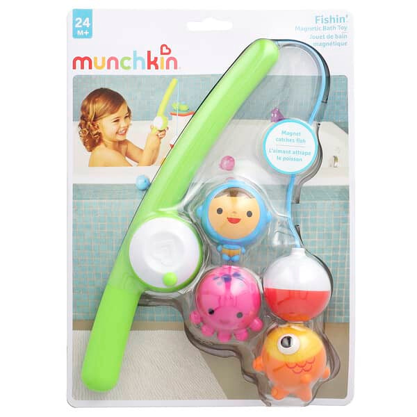 <img alt="Munchkin, Fishin, Magnetic Bath Toy, 24 Months+, 1 Count" title="Munchkin, Fishin, Magnetic Bath Toy, 24 Months+, 1 Count,735282170409"