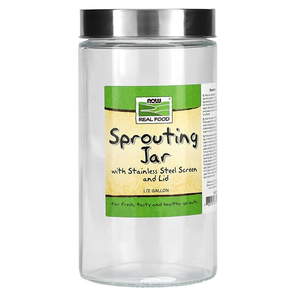 <img alt="NOW Foods, Sprouting Jar, 1-2 Gallon" title="NOW Foods, Sprouting Jar, 1-2 Gallon,733739073501"