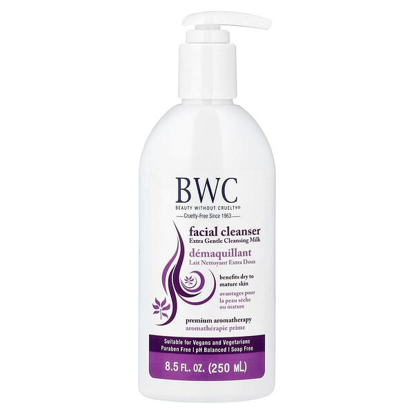 <img alt="Beauty Without Cruelty, Facial Cleanser, Extra Gentle Cleansing Milk, 8.5 fl oz (250 ml) (Discontinued Item)" title="Beauty Without Cruelty, Facial Cleanser, Extra Gentle Cleansing Milk, 8.5 fl oz (250 ml) (Discontinued Item),000056454048"