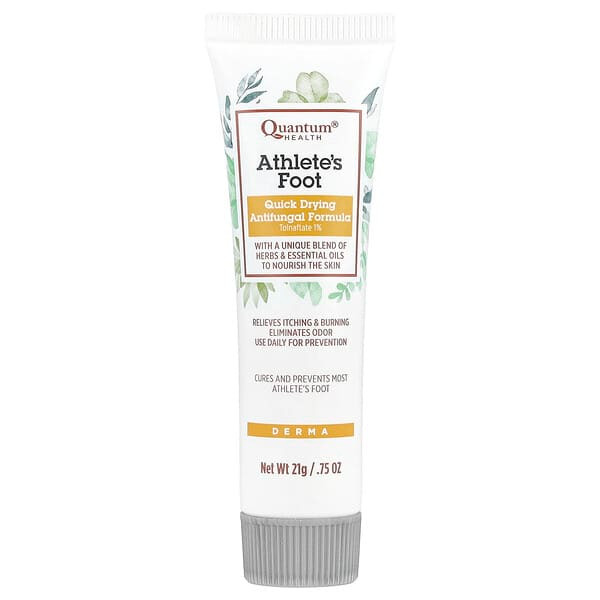 <img alt="Quantum Health, Athletes Foot, Quick Drying Antifungal Formula, 0.75 oz (21 g)" title="Quantum Health, Athletes Foot, Quick Drying Antifungal Formula, 0.75 oz (21 g),046985018029"