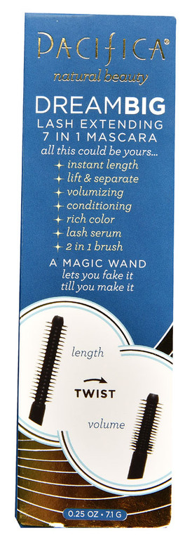 Pacifica, Dream Big, Lash Extending 7 in 1 Mascara, Black Magic, 0.25 oz (7.1 g)