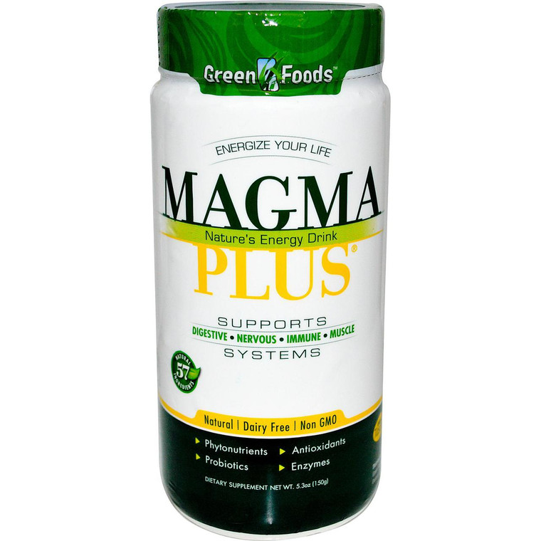 Green Foods Corporation, Magma Plus, 5.3 oz (150 g)