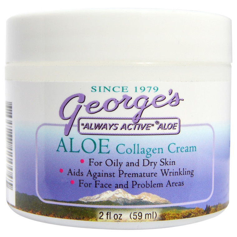 Georges Aloe Vera, Aloe Collagen Cream, 2 fl oz (59 ml)